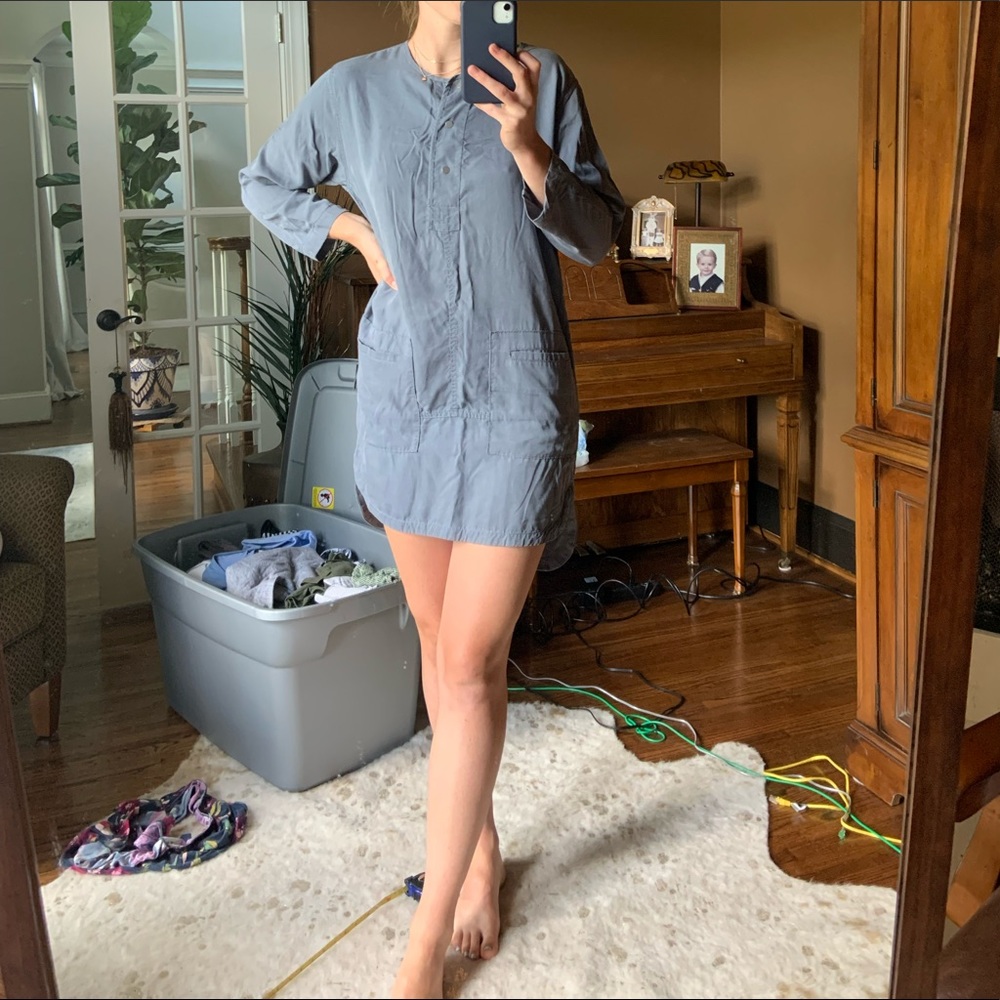 suede shift dress